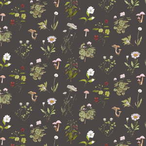 Botanical Espresso Wallpaper