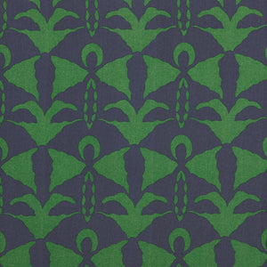 Capretto Grasshopper/Midnight Outdoor Fabric