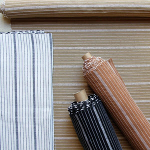 Cusco Stripe Black Fabric