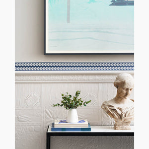 Edith Blue Wallpaper Border