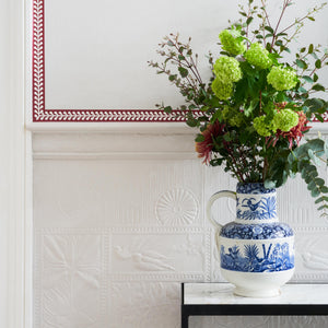 Edith Wine Wallpaper Border