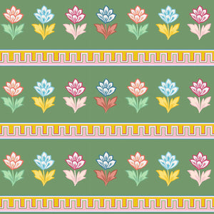 Elysium Green Wallpaper