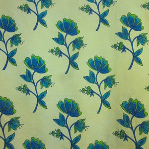 Flower Citronnelle Fabric