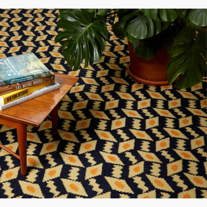 Futurismo Sonic Black Rug