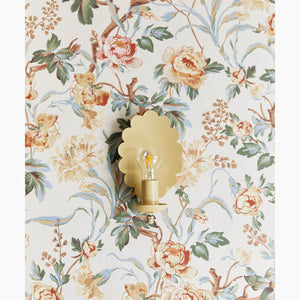 Garden Botanical Cream Wallpaper