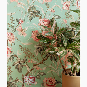 Garden Botanical Sage Wallpaper