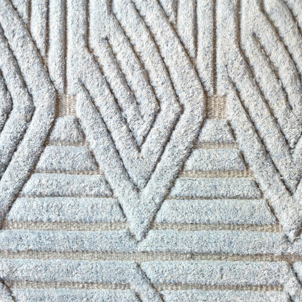 Glacier Blue Ice Rug