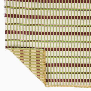 Laurel Maroon Herb Fabric