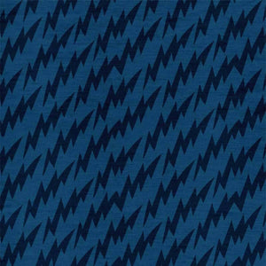 Lightning Bolts Blue Fabric