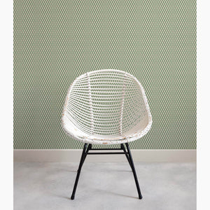 Little Lattice Green Wallpaper