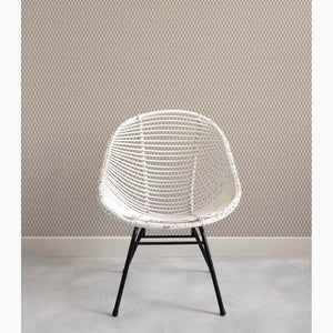 Little Lattice Grey Wallpaper