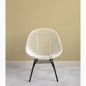Little Lattice Mustard Wallpaper