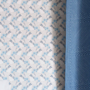 Maeve Cerulean Paperweave Wallpaper