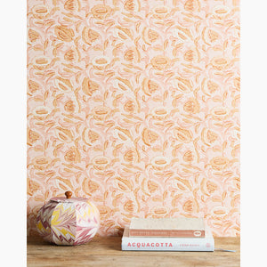 Marbella Papaya Wallpaper