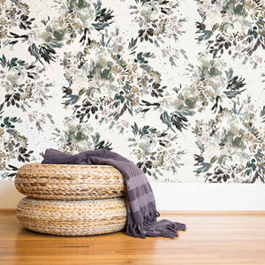 Midnight Garden Linen Wallpaper