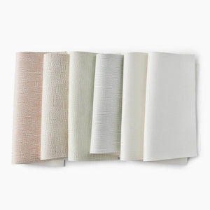 Natasha's Canvas Natural White Cactus Leather Fabric