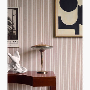 Needlepoint Stripe Sienna Wallpaper