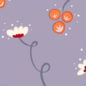 Olivia Lilac Wallpaper