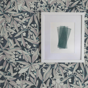 Ome Indigo Wallpaper