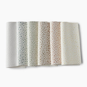 Ophelia Natural White Cactus Leather Fabric