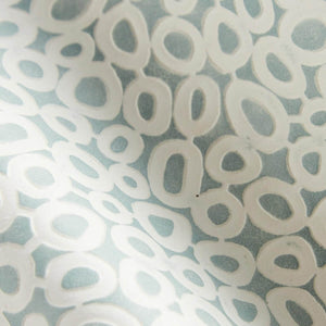 Ophelia Sky Cactus Leather Fabric