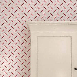 Chintamani Trellis Red & Pink Wallpaper