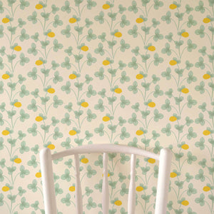 Chintz Constance Lemon Wallpaper