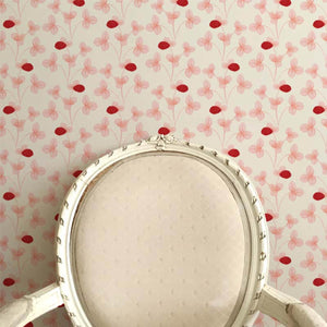Chintz Constance Pink Wallpaper