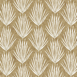 Palm Parade Relief Burlap Fabric