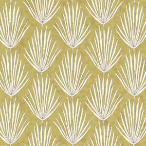 Palm Parade Relief Ochre Fabric
