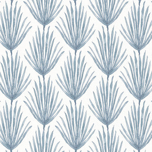 Palm Parade Bluebird Fabric