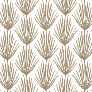 Palm Parade Burlap Fabric