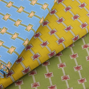 Palmetto French Blue Fabric