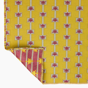 Palmetto Royal Yellow Fabric