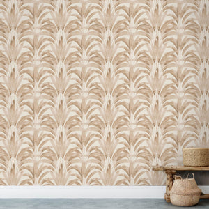 Palms Sepia Wallpaper