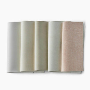 Pebbled Natural White Cactus Leather Fabric