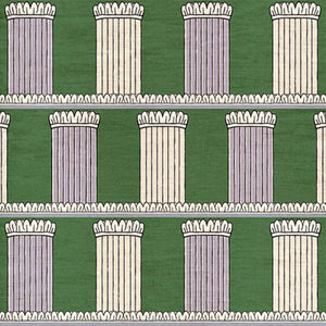 Pillars Green Fabric