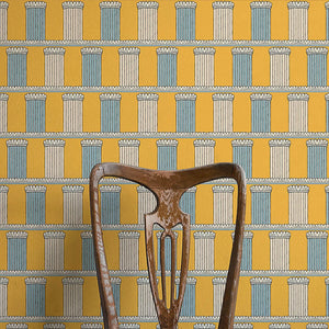 Pillars Yellow Wallpaper
