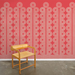 Poiret Garnet Wallpaper