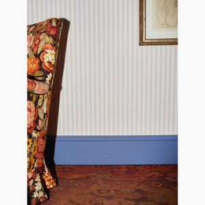 Polka Stripe Rouge Wallpaper