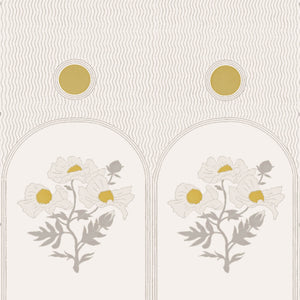 Poppies Linen Wallpaper