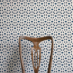 Porcelain Wings Blue Wallpaper