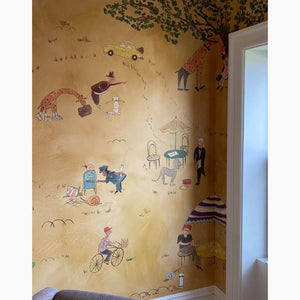 Prospect Park Sunset Mural Wallpaper