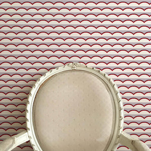 Scallops Lilac Wallpaper