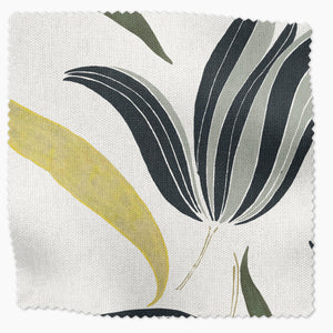 Secret Garden Blue Velvet Fabric