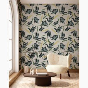 Secret Garden Dreamweaver Grasscloth Wallpaper