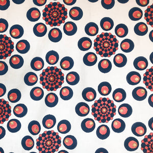 Shabaaz Coral Linen Fabric