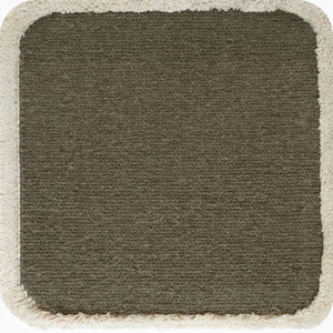 Soumak Border Curved Cloud Storm Rug