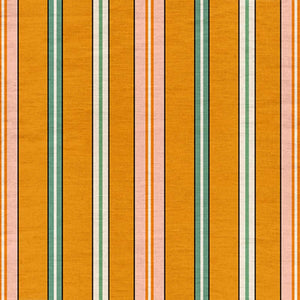 Sporty Stripes Saffron Fabric