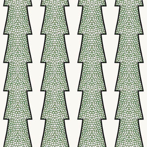 Spot & Arrow Green Wallpaper